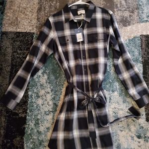 Womens Plaid dress shirt